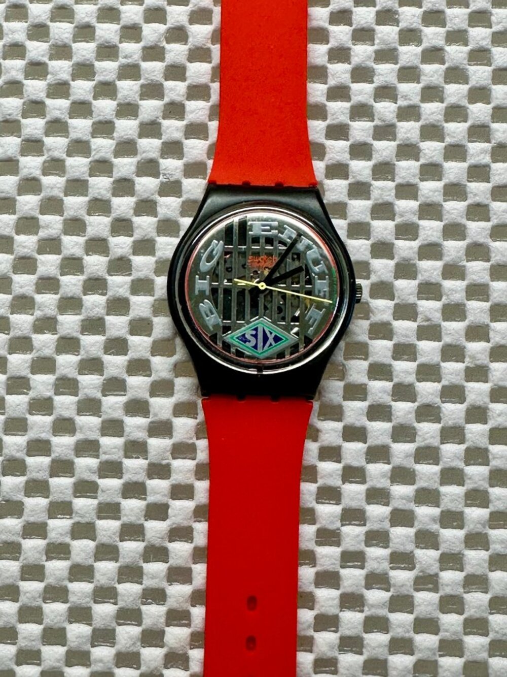 Swatch Watch Big Enuff GB151 Vintage 1993